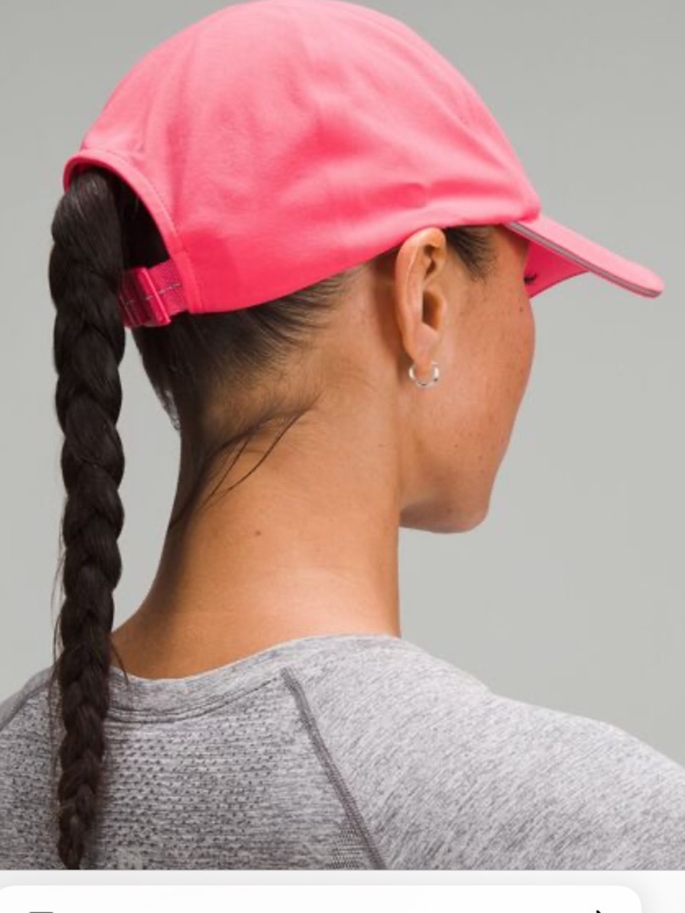 Lululemon NWOT 38$  fast and free run hat pink